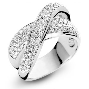 Bague pavée de diamants (3332)