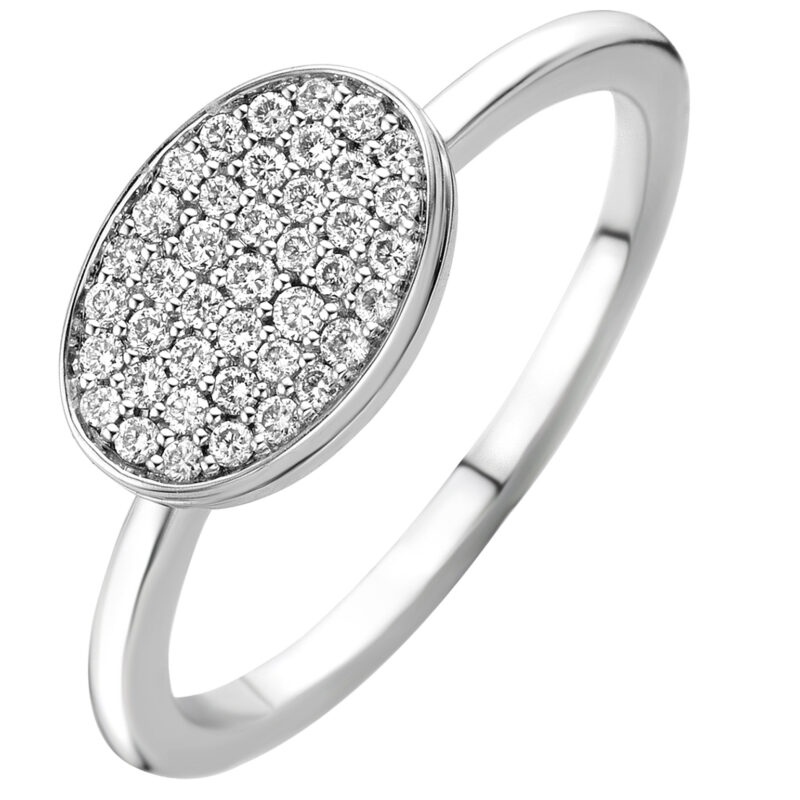 Bague Moondrops or blanc (M038R22)