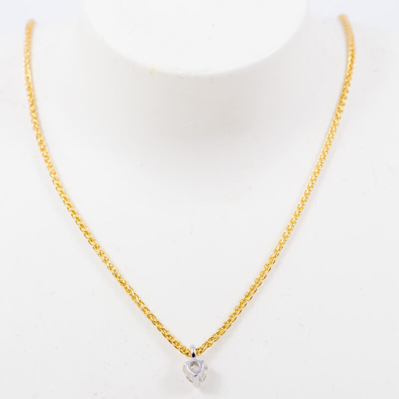 Collier - or jaune et diamant (3800/15BTT)