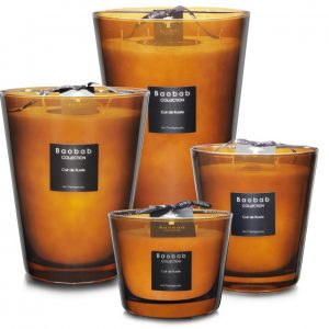 Bougie Baobab - LES PRESTIGIEUSES - Cuir de Russie