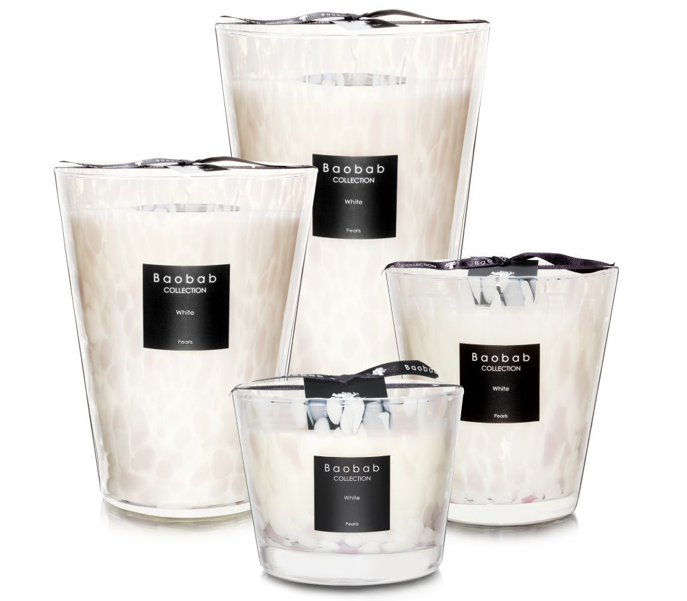 Bougie Baobab - PEARLS - GENTLEMEN - White Pearls