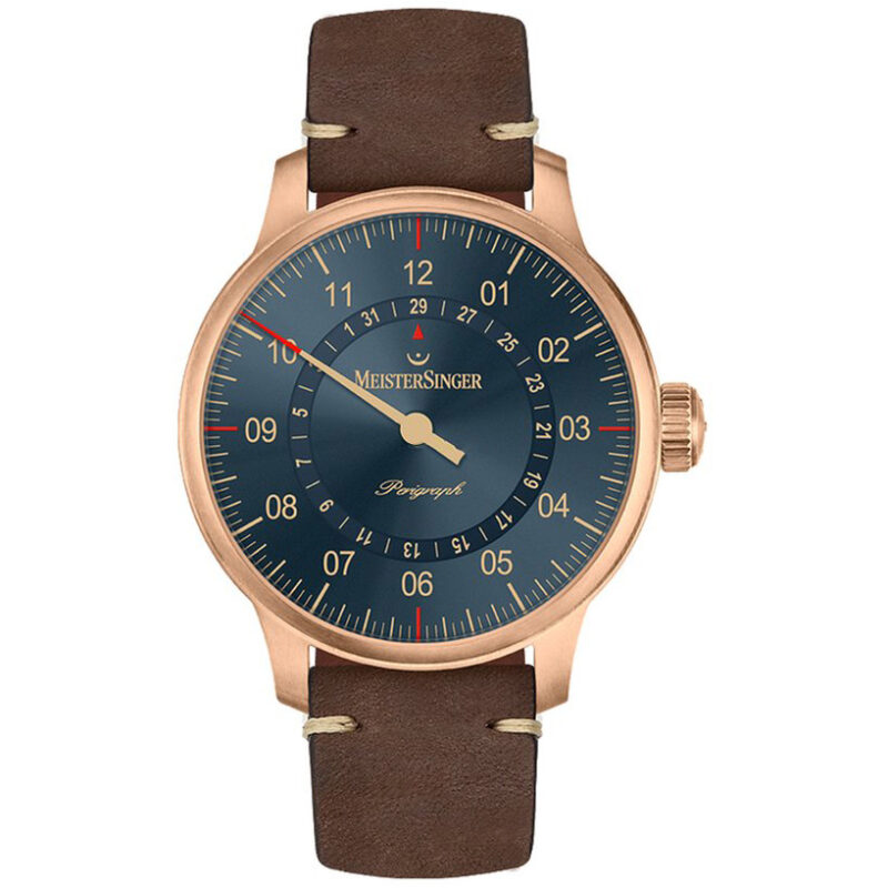 Montre hommes Meistersinger Bronze Line Perigraph - AM1017BR