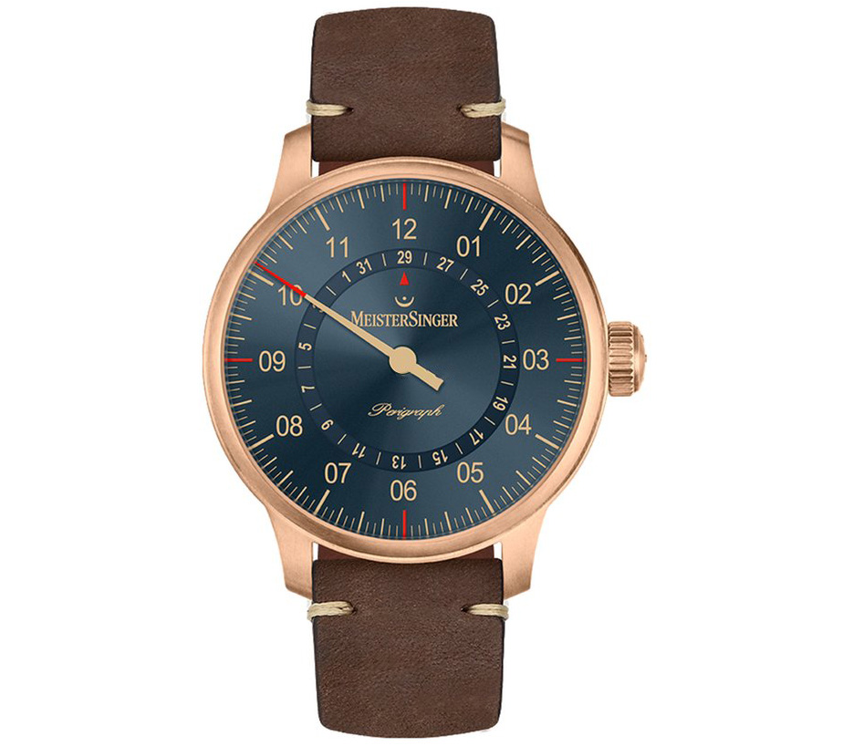 Montre hommes Meistersinger Bronze Line Perigraph - AM1017BR