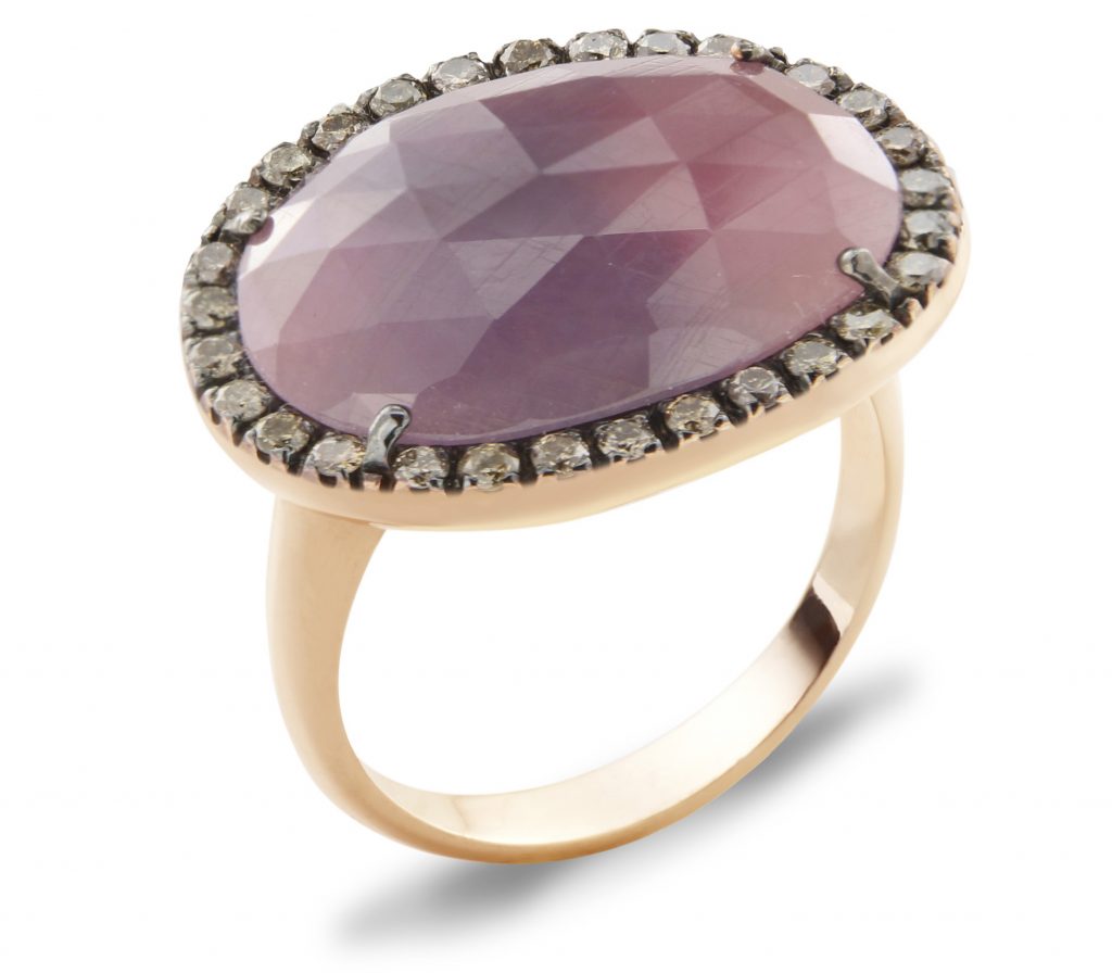 Bague Brusi - saphir gris - 0,50ct - AA1330