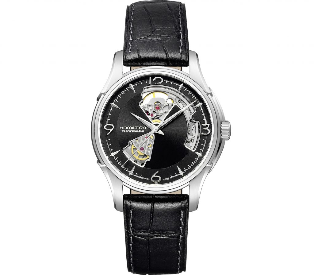 Montre hommes Hamilton - Jazzmaster Open Heart Auto - H32565735