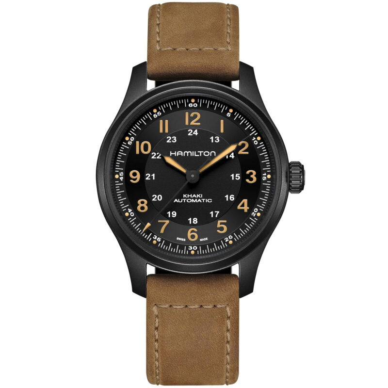 Montre hommes Hamilton - Khaki Field Titanium Auto - H70665533