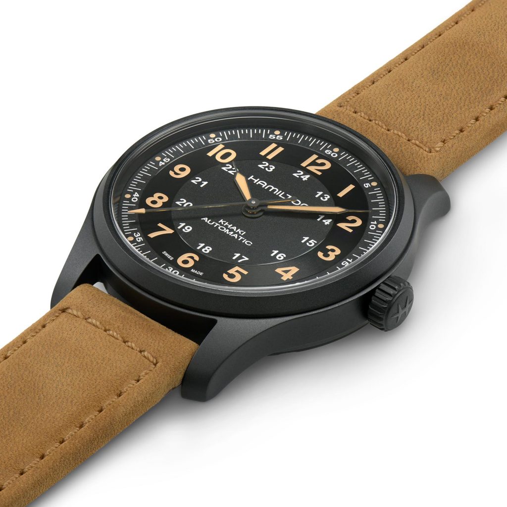 Montre hommes Hamilton - Khaki Field Titanium Auto - H70665533