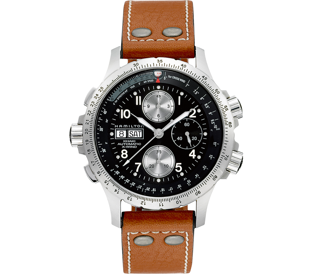 Montre hommes Hamilton -Khaki Aviation X-Wind Auto Chrono - H77616533