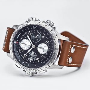 Montre hommes Hamilton -Khaki Aviation X-Wind Auto Chrono - H77616533