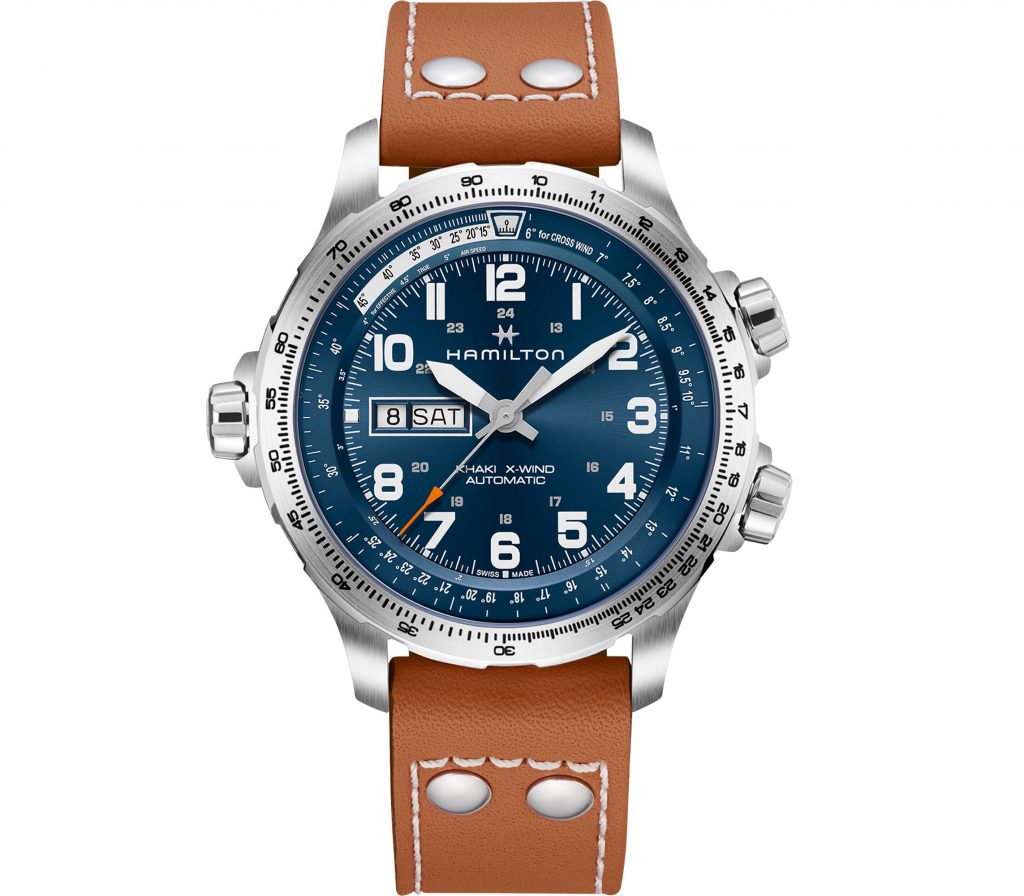 Montre hommes Hamilton - Khaki Aviation X-Wind Day Date Auto - H77765541