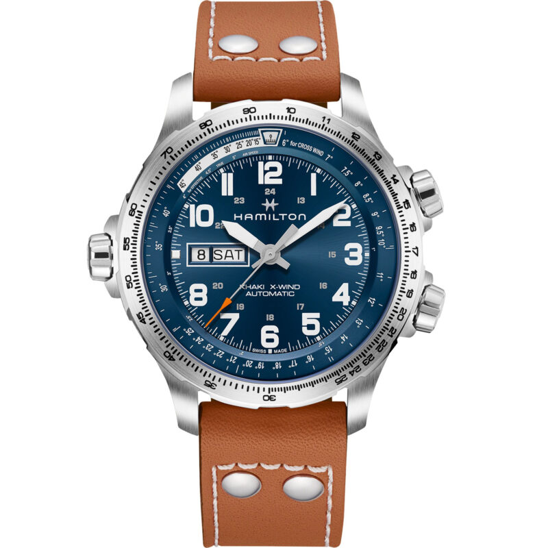 Montre hommes Hamilton - Khaki Aviation X-Wind Day Date Auto - H77765541