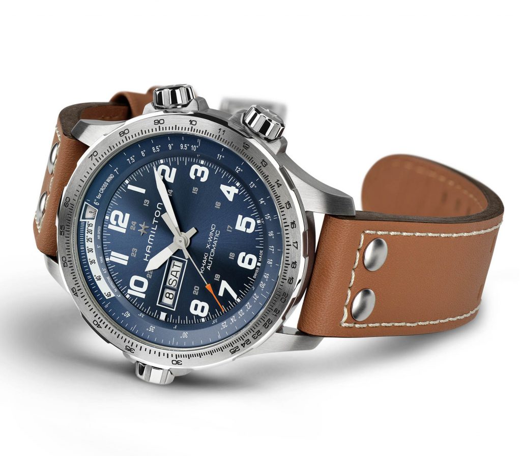 Montre hommes Hamilton - Khaki Aviation X-Wind Day Date Auto - H77765541