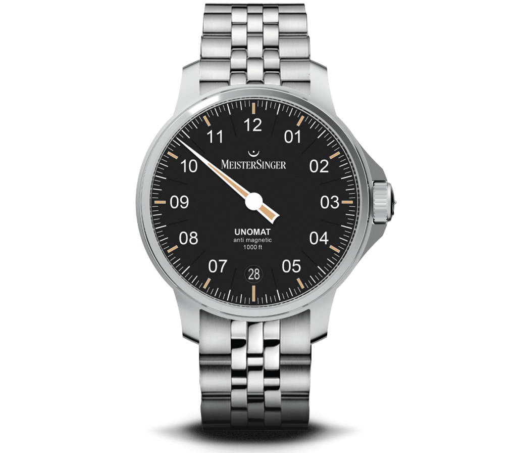 Montre hommes Meistersinger - Unomat Noir - UN902