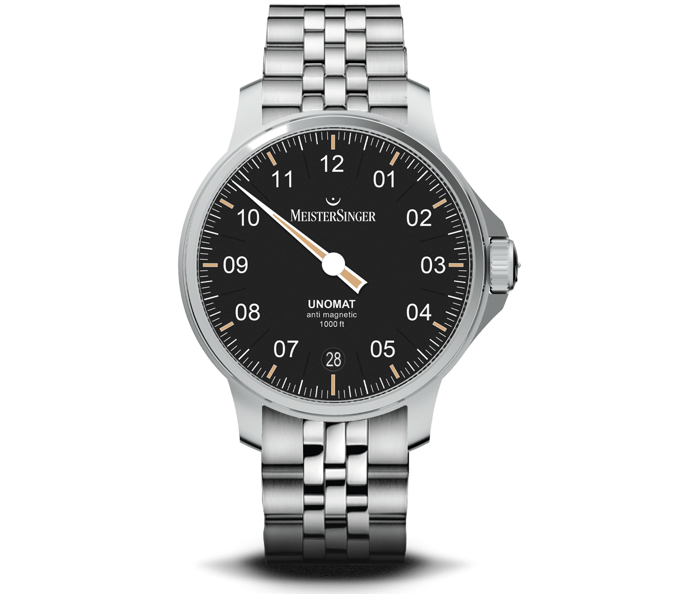 Montre hommes Meistersinger - Unomat Noir - UN902