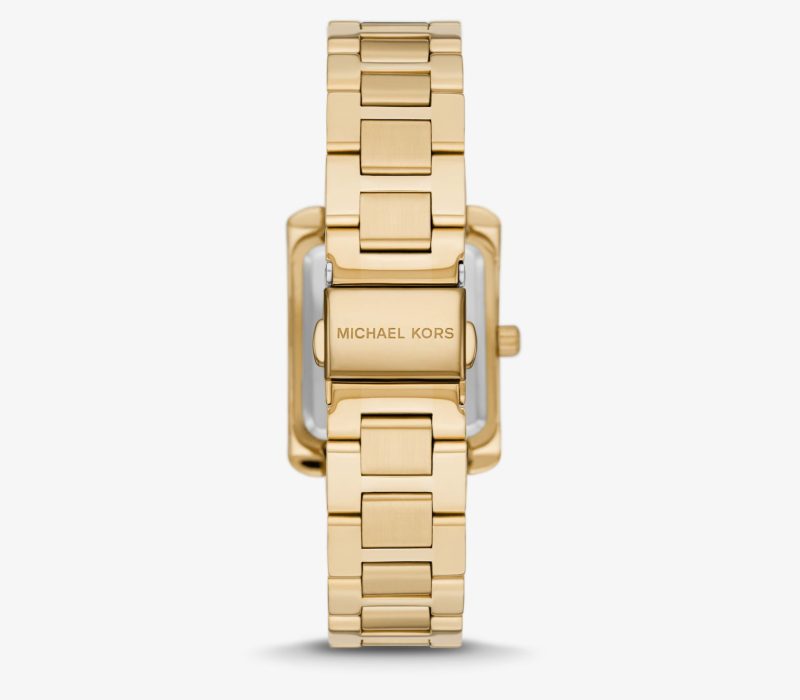 Montre dames Michael Kors - Petite montre Emery dorée avec pierres pavées - MK4640