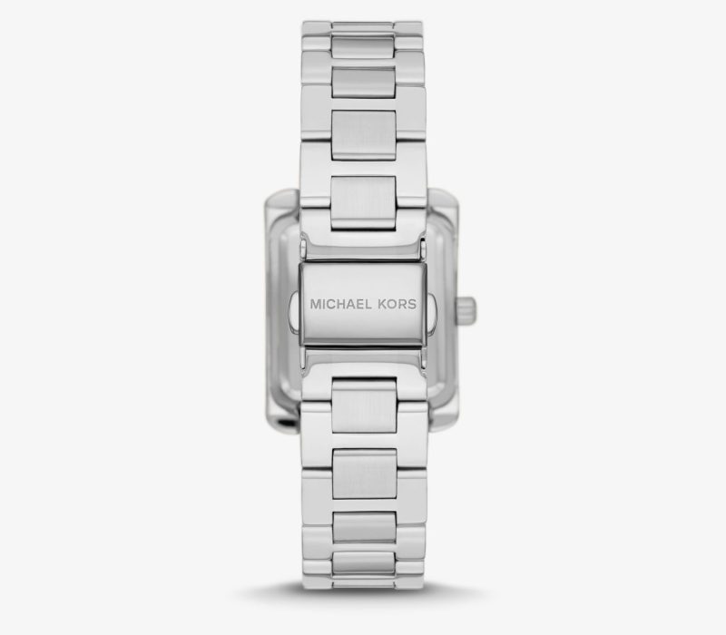 Montre dames Michael Kors - Petite montre Emery argentée à pierres pavées - MK4642