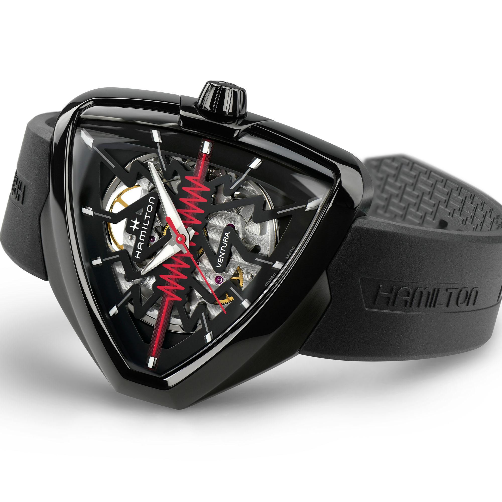 Montre hommes Hamilton - VENTURA ELVIS80 SKELETON AUTO - H24535331