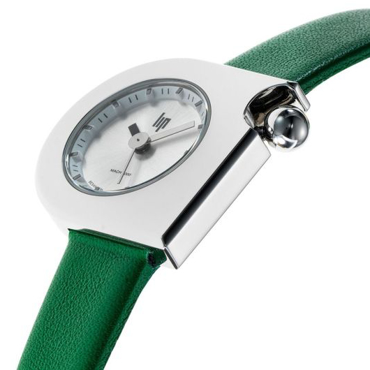 Montre dames LIP - Mach 2000 mini moon - cuir vert - 671194