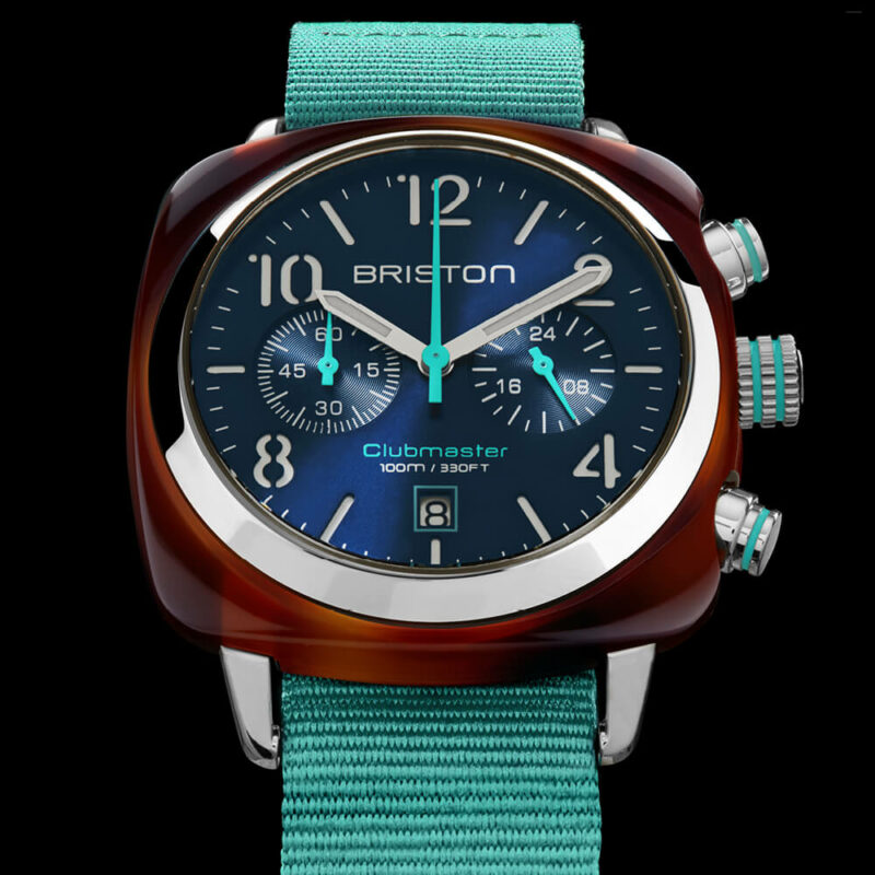 Montre dames Briston - Clubmaster Classic Summer Vibes - Bleu - 24140.SA.T.15.NBT