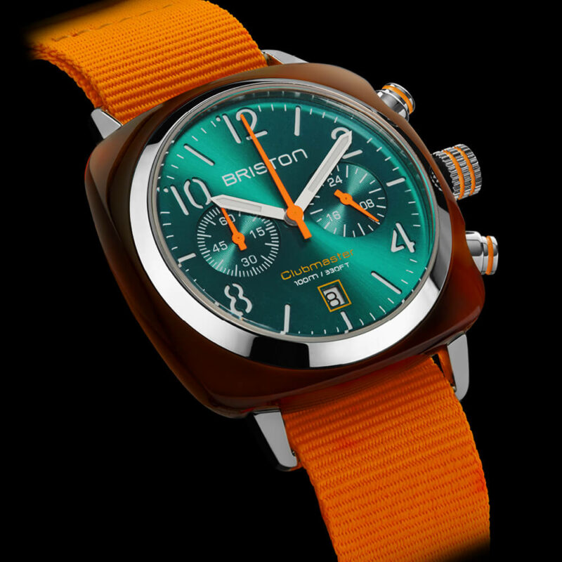 Montre Briston - Clubmaster Classic Summer Vibes - Vert Emeraude - 24140.SA.T.27.NOG