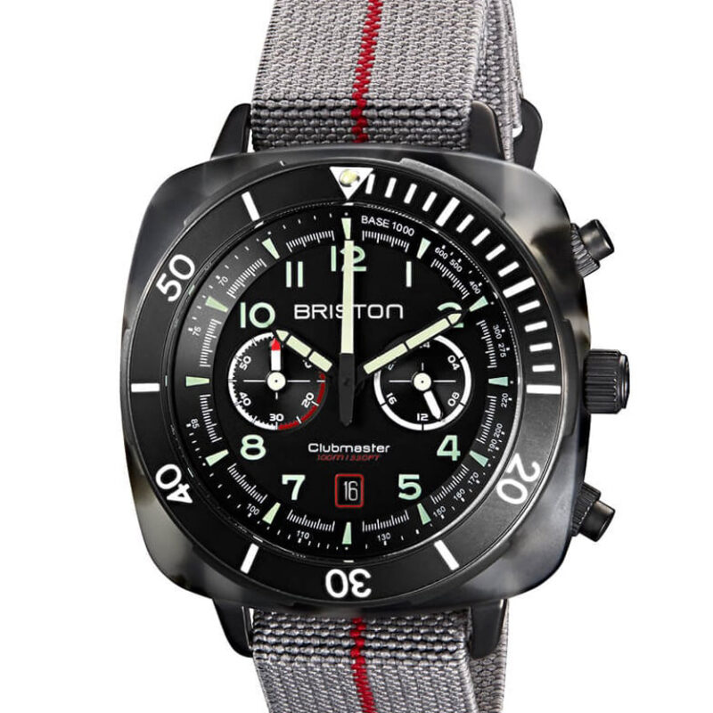 Montre hommes Briston - Clubmaster Outdoor Chrono Sherpa - 23144.PGAMGT.3.EG