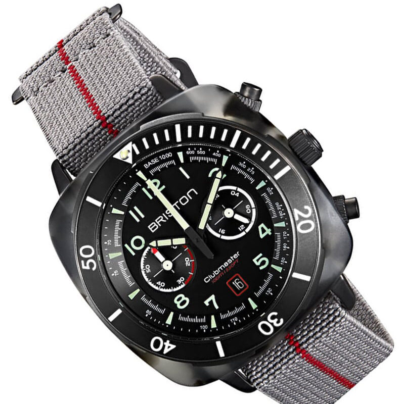 Montre hommes Briston - Clubmaster Outdoor Chrono Sherpa - 23144.PGAMGT.3.EG