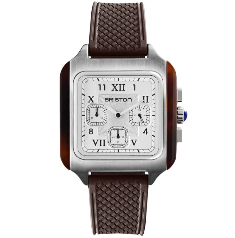 Montre hommes Briston - Kennedy Streamlier - chrono blanc - 251838.SA.T.2.FBR