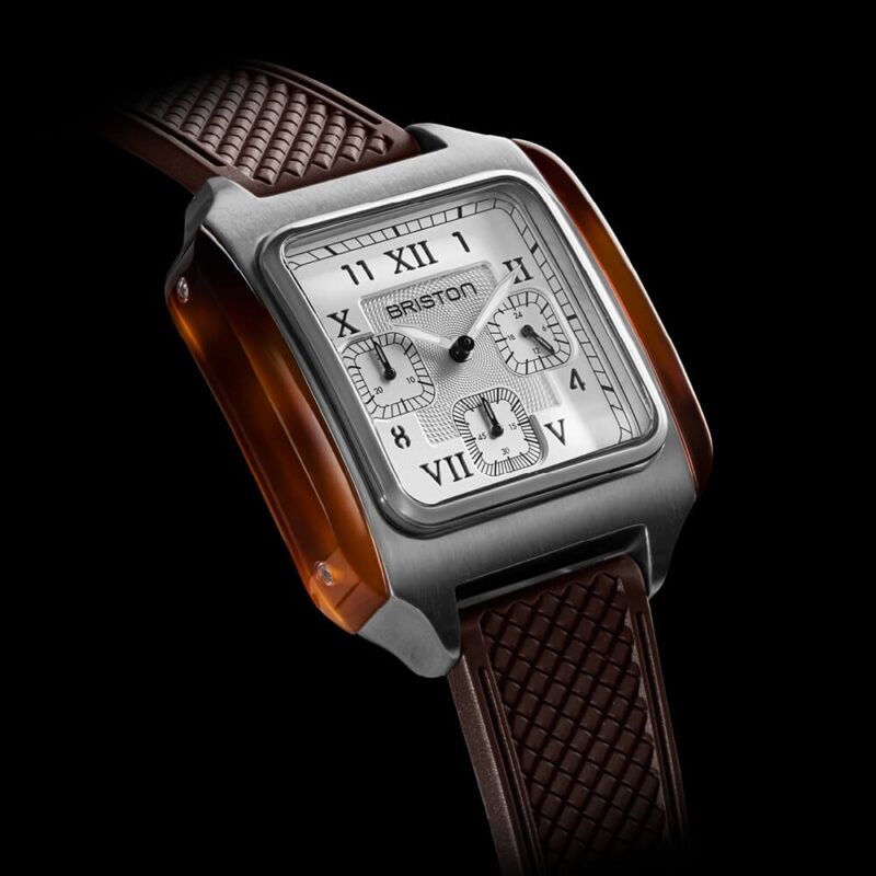 Montre hommes Briston - Kennedy Streamlier - chrono blanc - 251838.SA.T.2.FBR