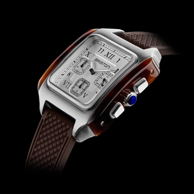 Montre hommes Briston - Kennedy Streamlier - chrono blanc - 251838.SA.T.2.FBR