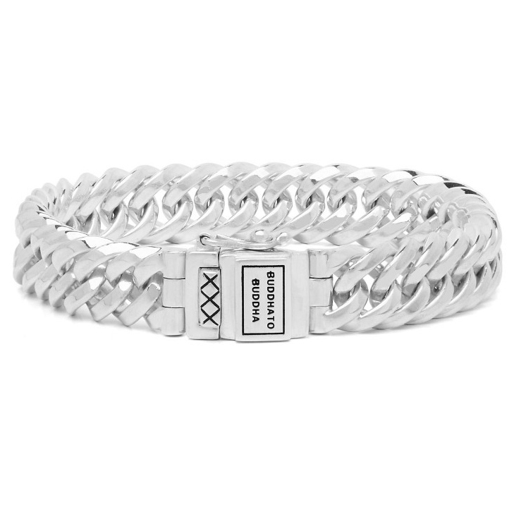 Buddha to Buddha - Mini bracelet chaîne en argent - J082 D