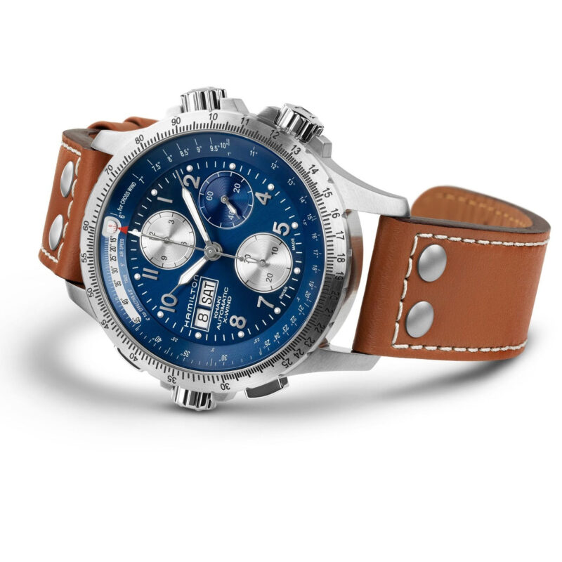 Montre hommes Hamilton - Khaki Aviation X-WIND auto Chrono - H77506540