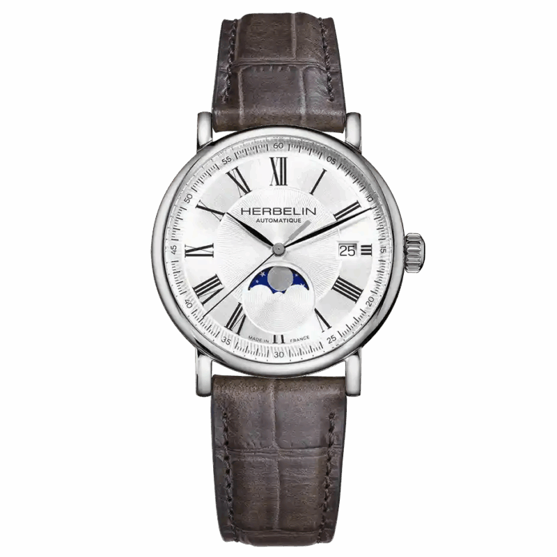 Montre hommes - Herbelin - Inspiration - phase de lune - 2847AP08GR