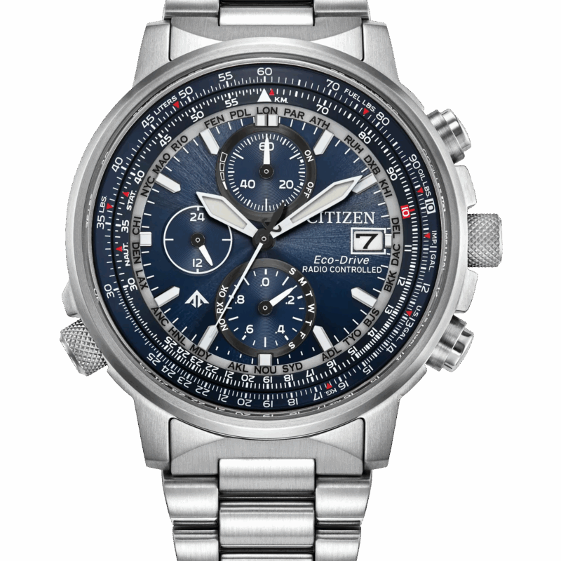 Montre hommes - Citizen - Promaster Sky Pilote Blue - AT8300-58L