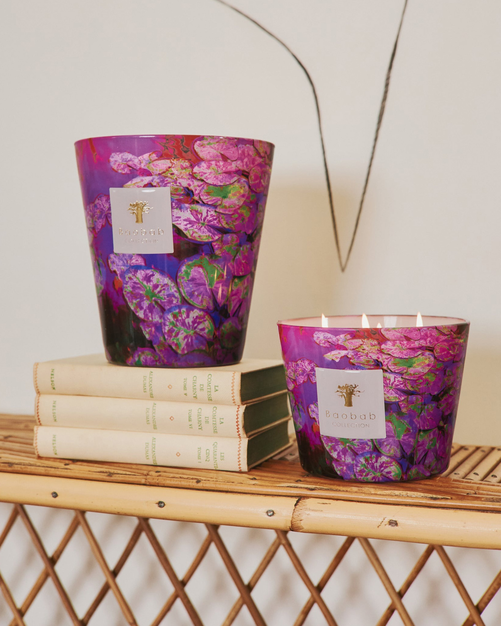 Bougie Baobab - Arty Flowers Water Lily