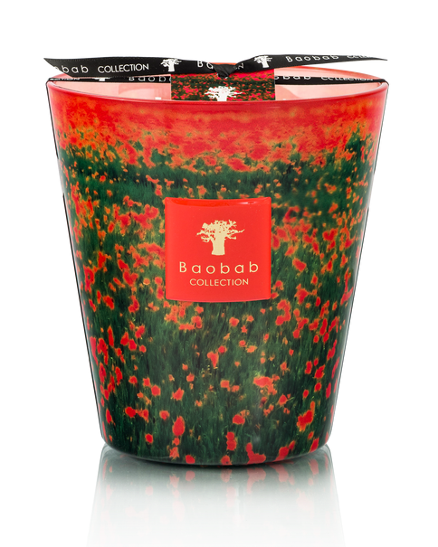 Bougie Baobab - Arty Flowers Poppies