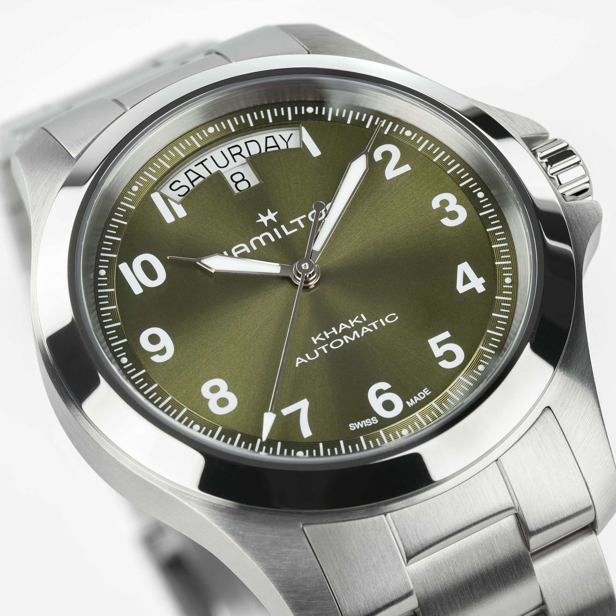 Montre hommes Hamilton - Khaki Field King Day-Date - H64475160