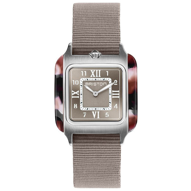 Montre Briston - Streamliner Kennedy Spring - Medium - Taupe - SKU: 262030.SA.UBR.30.NT